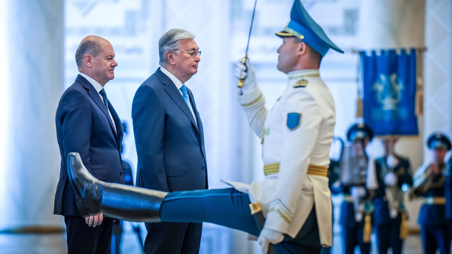 Chancellor Scholz in Kazakhstan